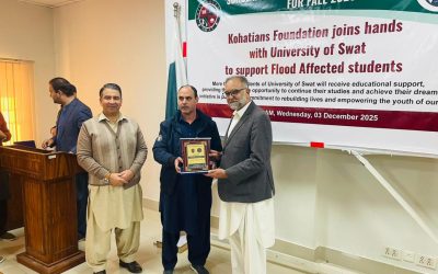 Fee Support Letters Distributed Among Flood-Affected Students at University of Swat