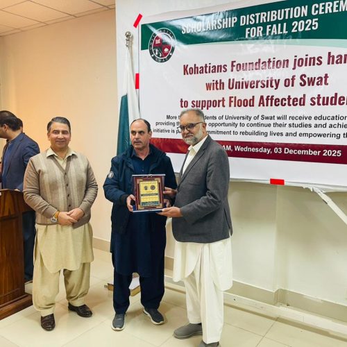 Fee Support Letters Distributed Among Flood-Affected Students at University of Swat